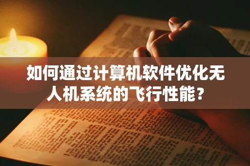 如何通过计算机软件优化无人机系统的飞行性能？