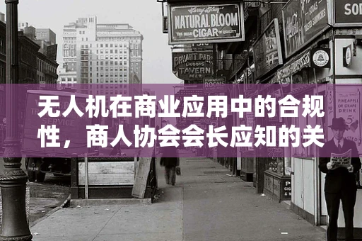 无人机在商业应用中的合规性，商人协会会长应知的关键问题