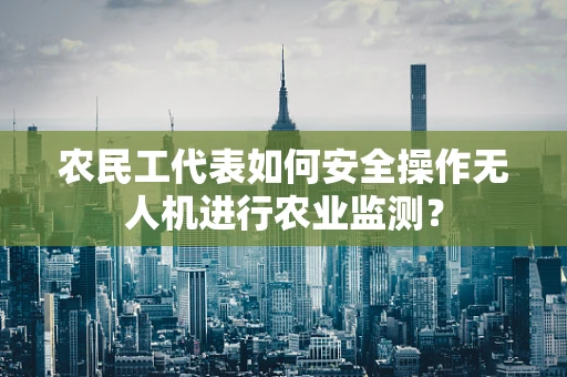 农民工代表如何安全操作无人机进行农业监测？