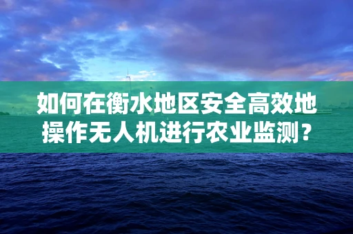 如何在衡水地区安全高效地操作无人机进行农业监测？
