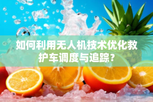 如何利用无人机技术优化救护车调度与追踪？