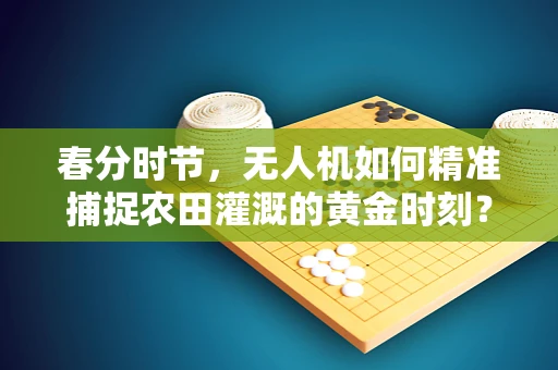 春分时节，无人机如何精准捕捉农田灌溉的黄金时刻？