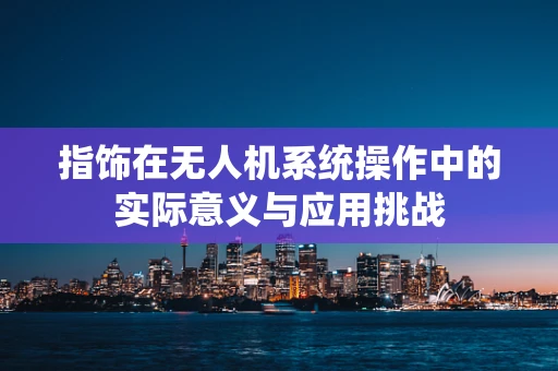指饰在无人机系统操作中的实际意义与应用挑战