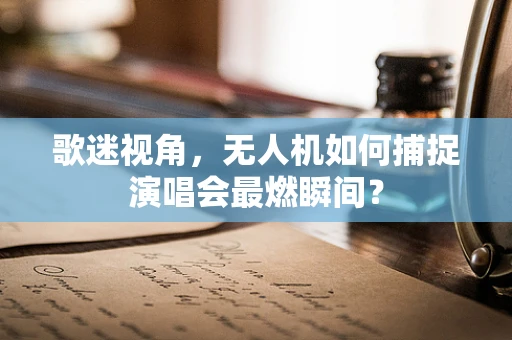 歌迷视角，无人机如何捕捉演唱会最燃瞬间？