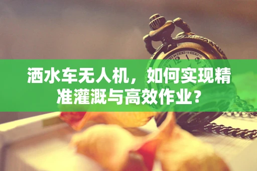 洒水车无人机，如何实现精准灌溉与高效作业？