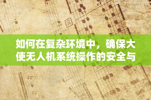 如何在复杂环境中，确保大使无人机系统操作的安全与高效？