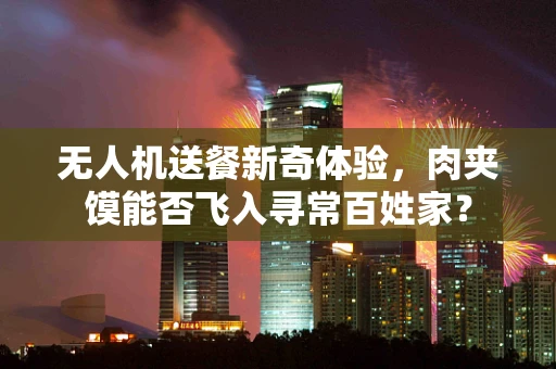 无人机送餐新奇体验，肉夹馍能否飞入寻常百姓家？