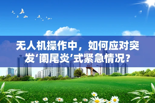 无人机操作中，如何应对突发‘阑尾炎’式紧急情况？