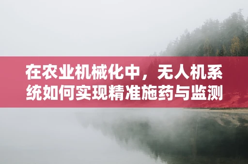 在农业机械化中，无人机系统如何实现精准施药与监测？