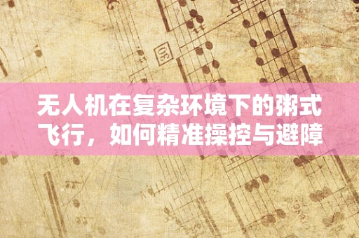 无人机在复杂环境下的粥式飞行，如何精准操控与避障？