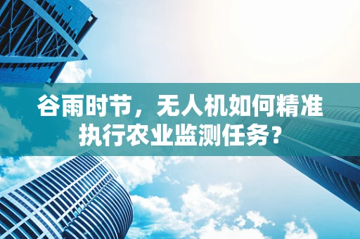 谷雨时节，无人机如何精准执行农业监测任务？