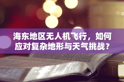 海东地区无人机飞行，如何应对复杂地形与天气挑战？