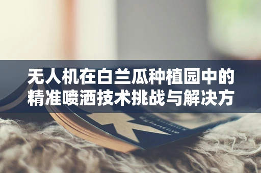 无人机在白兰瓜种植园中的精准喷洒技术挑战与解决方案