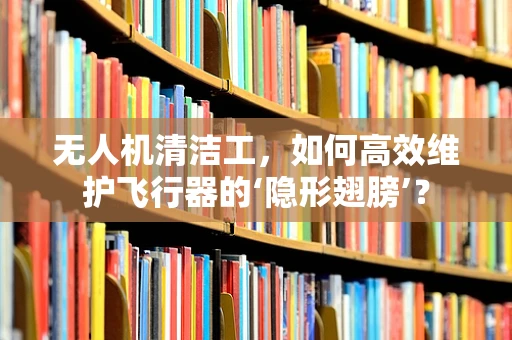 无人机清洁工，如何高效维护飞行器的‘隐形翅膀’？