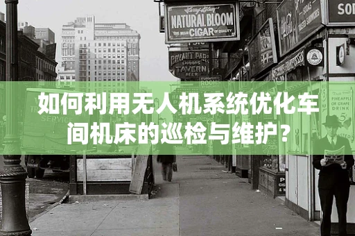 如何利用无人机系统优化车间机床的巡检与维护？