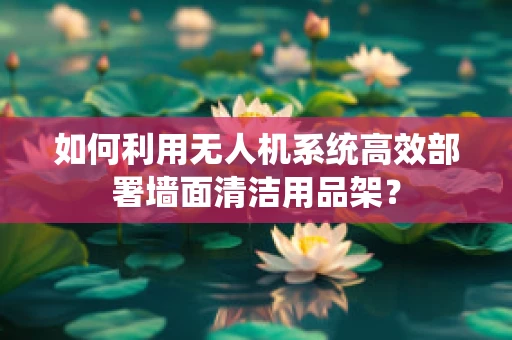 如何利用无人机系统高效部署墙面清洁用品架？