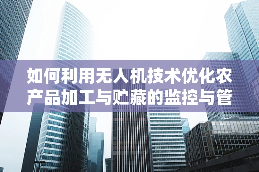 如何利用无人机技术优化农产品加工与贮藏的监控与管理？