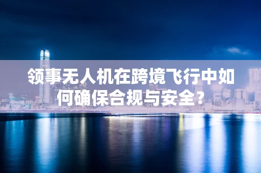 领事无人机在跨境飞行中如何确保合规与安全？