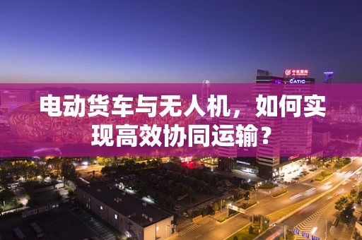 电动货车与无人机，如何实现高效协同运输？