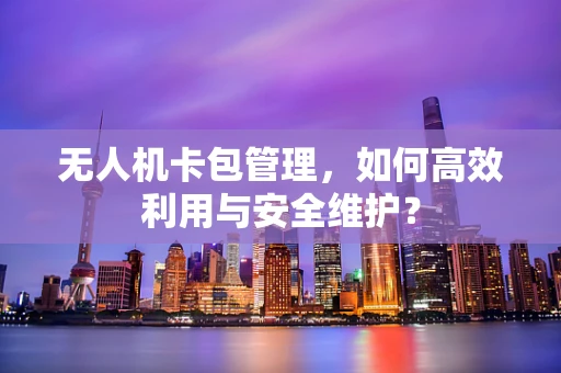 无人机卡包管理，如何高效利用与安全维护？
