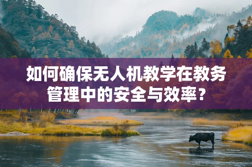 如何确保无人机教学在教务管理中的安全与效率？