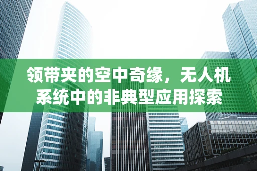 领带夹的空中奇缘，无人机系统中的非典型应用探索