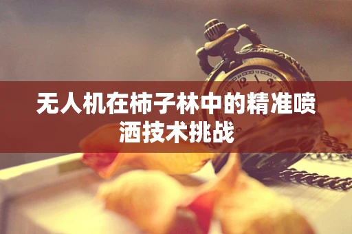 无人机在柿子林中的精准喷洒技术挑战