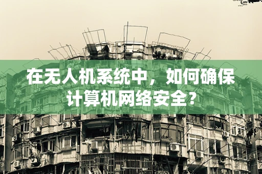 在无人机系统中，如何确保计算机网络安全？