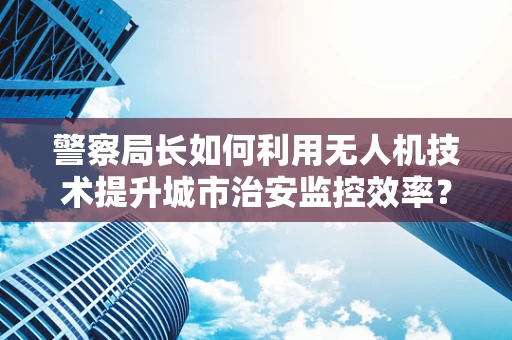 警察局长如何利用无人机技术提升城市治安监控效率？