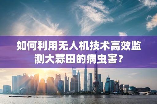 如何利用无人机技术高效监测大蒜田的病虫害？