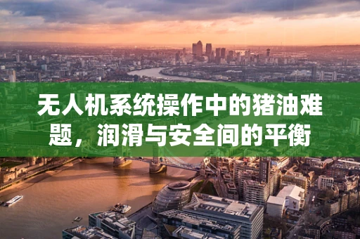 无人机系统操作中的猪油难题，润滑与安全间的平衡