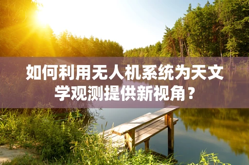 如何利用无人机系统为天文学观测提供新视角？