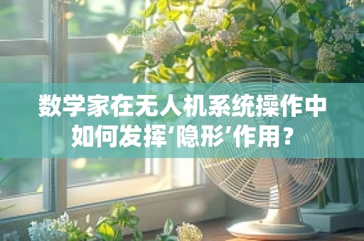 数学家在无人机系统操作中如何发挥‘隐形’作用？