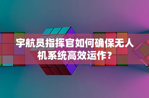 宇航员指挥官如何确保无人机系统高效运作？