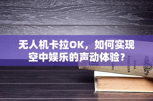无人机卡拉OK，如何实现空中娱乐的声动体验？