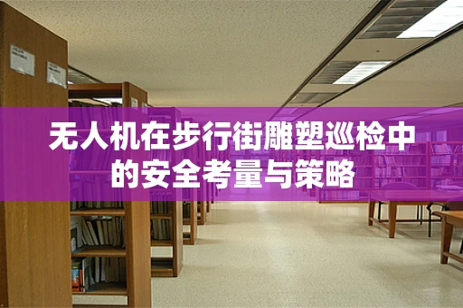 无人机在步行街雕塑巡检中的安全考量与策略