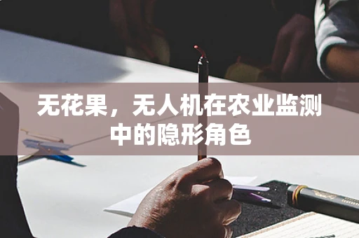 无花果，无人机在农业监测中的隐形角色