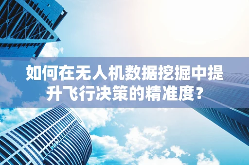如何在无人机数据挖掘中提升飞行决策的精准度？