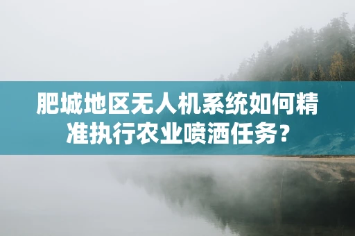 肥城地区无人机系统如何精准执行农业喷洒任务？