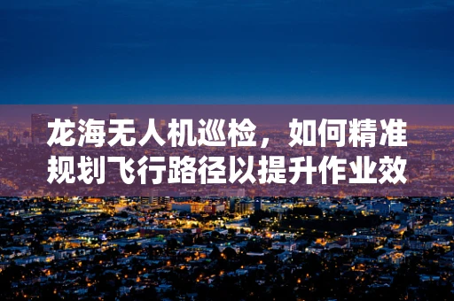 龙海无人机巡检，如何精准规划飞行路径以提升作业效率？