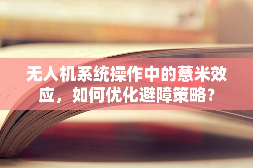无人机系统操作中的薏米效应，如何优化避障策略？