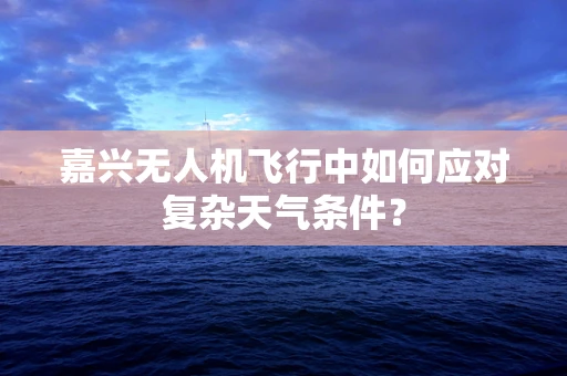 嘉兴无人机飞行中如何应对复杂天气条件？