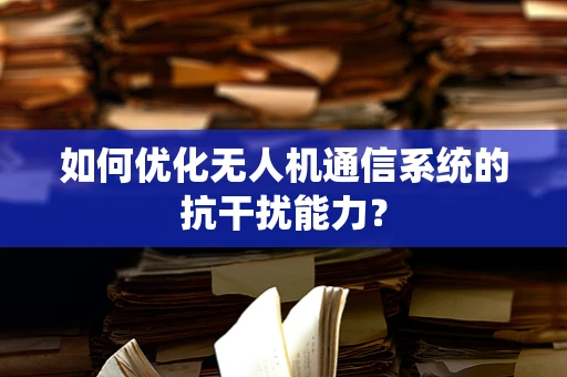 如何优化无人机通信系统的抗干扰能力？