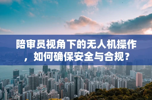 陪审员视角下的无人机操作，如何确保安全与合规？
