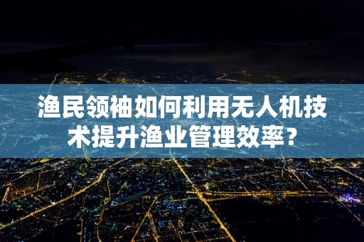 渔民领袖如何利用无人机技术提升渔业管理效率？