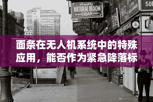 面条在无人机系统中的特殊应用，能否作为紧急降落标识？