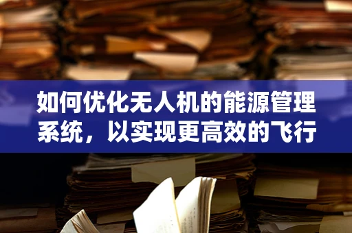 如何优化无人机的能源管理系统，以实现更高效的飞行？