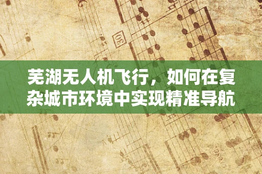 芜湖无人机飞行，如何在复杂城市环境中实现精准导航？