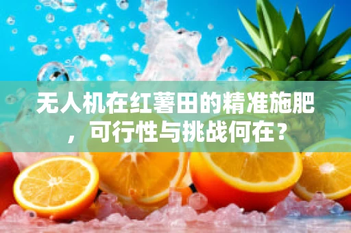 无人机在红薯田的精准施肥，可行性与挑战何在？