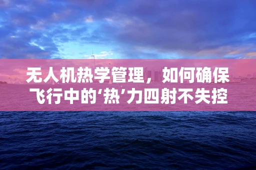 无人机热学管理，如何确保飞行中的‘热’力四射不失控？